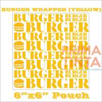Hamburger Wrapper 6″ x 6″ pouch (100pcs)