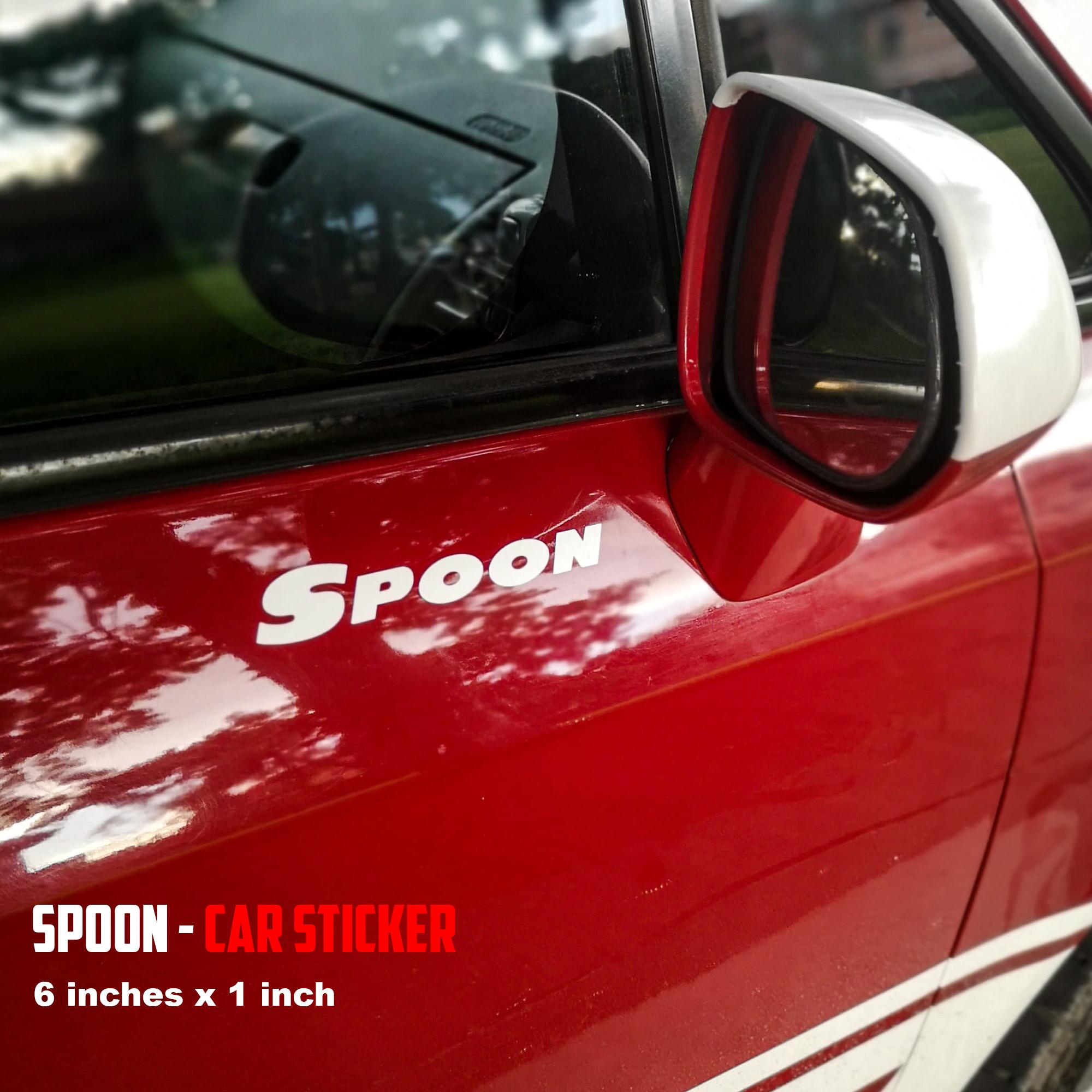 Spoon Sports Side MIrror Sticker Custom Pair review and price