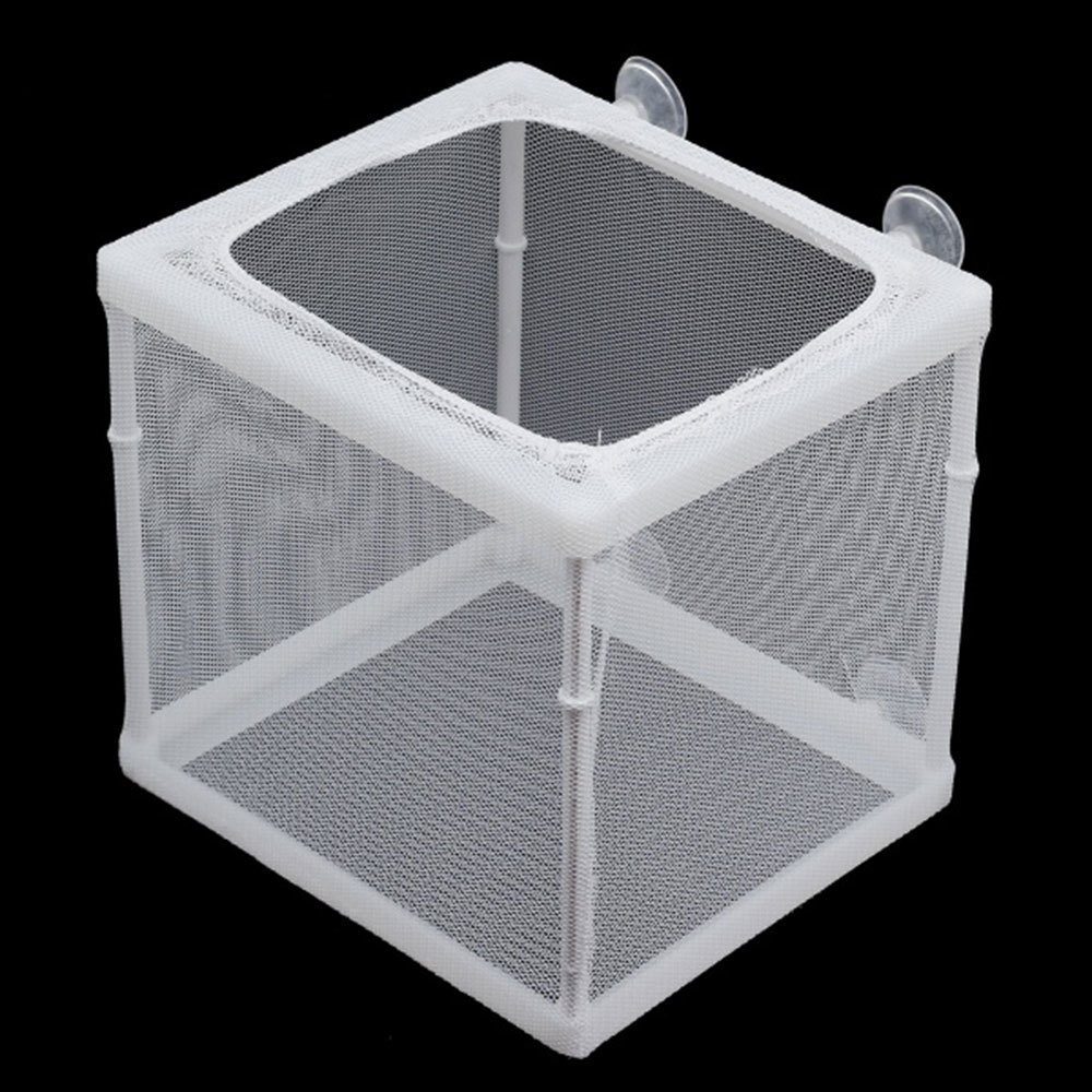 leegoal Aquarium Fish Tank Divider Hatchery Feeding Net (White) intl
