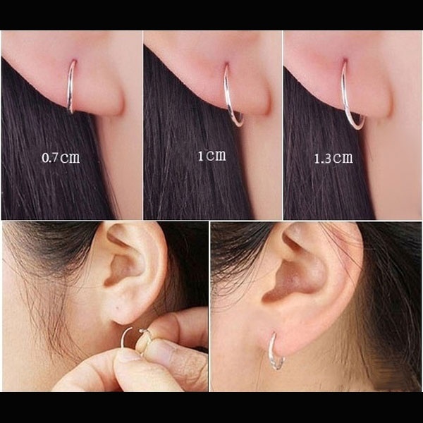 Women S925 Silver Earrings Small Hoop 7mm Intl Lazada Ph Endless Hoop Rings For Cartilage Nose Lips Ear Etc Width Rox 1mm Diameter 7mm 10mm 13mm Material S925 Sterling Silver