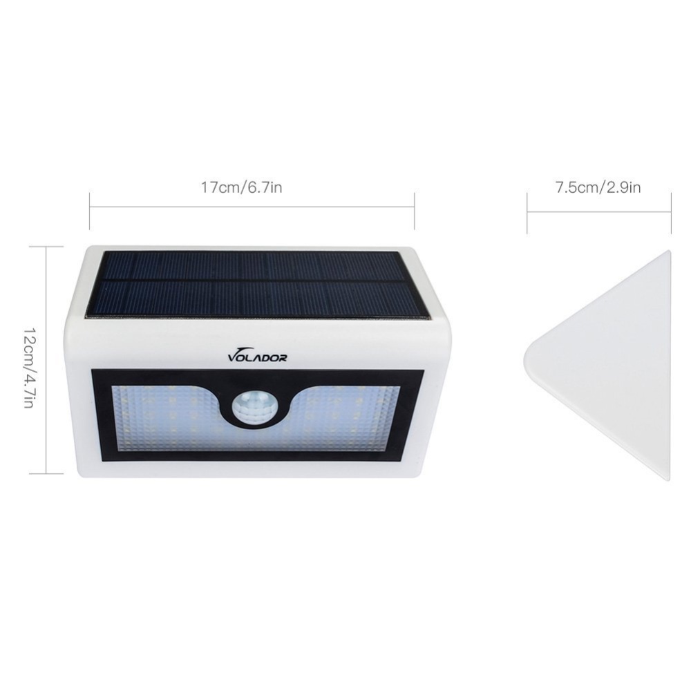50 Led Motion Sensor Solar Lights Wireless Outdoor Garden Solar Charging Time 8 12h Discharging Mode 1 10h 2 6 8h 3 Induction Frequently 300 Times And 30 Second