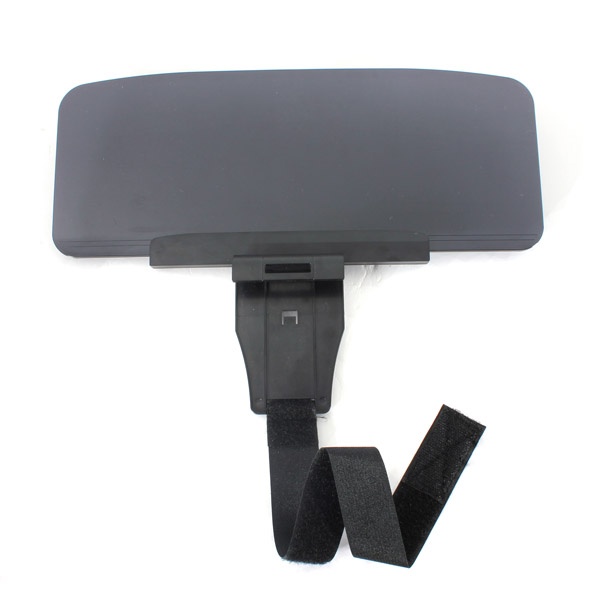 Clip on Car Van Shade Sun Visor Extension Driving Glare Mirror Window