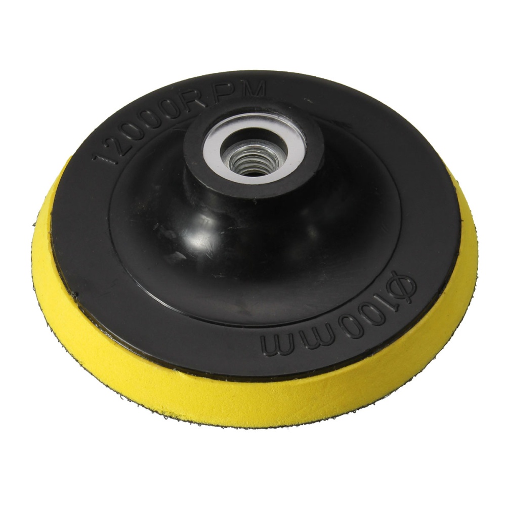 4 Inches 100mm Polisher Backing Pad Angle Grinder Wheel Velcro Sand Paper Discs Lazada PH