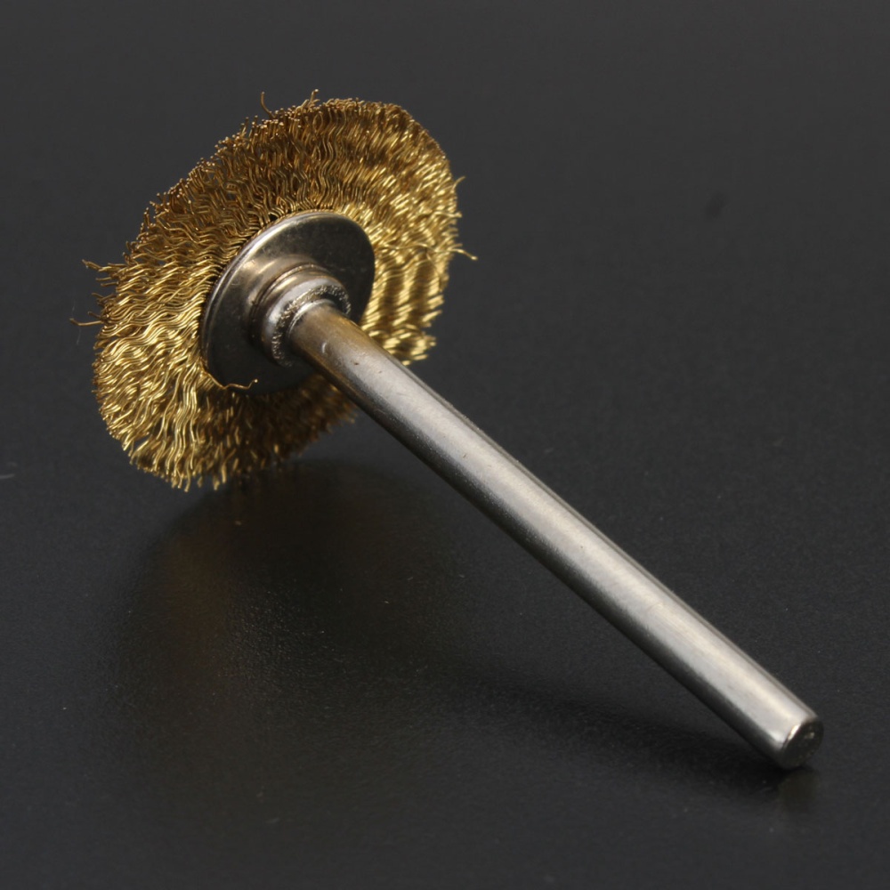 10PCS 22MM Steel / Copper Wire Brush Drill Buit For Dremel Rotary