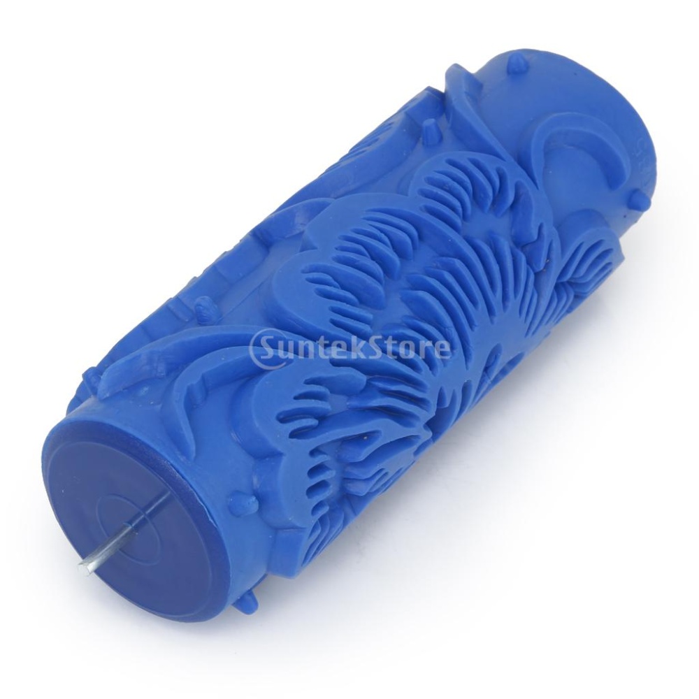 Wall Decoration Empaistic Flower Pattern Painting Roller