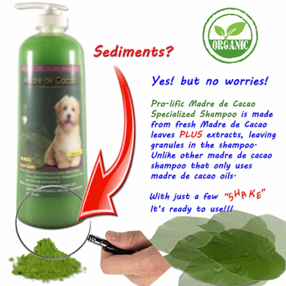Specialized Dog Shampoo Madre de Cacao 500 mL for dogs and cats, an