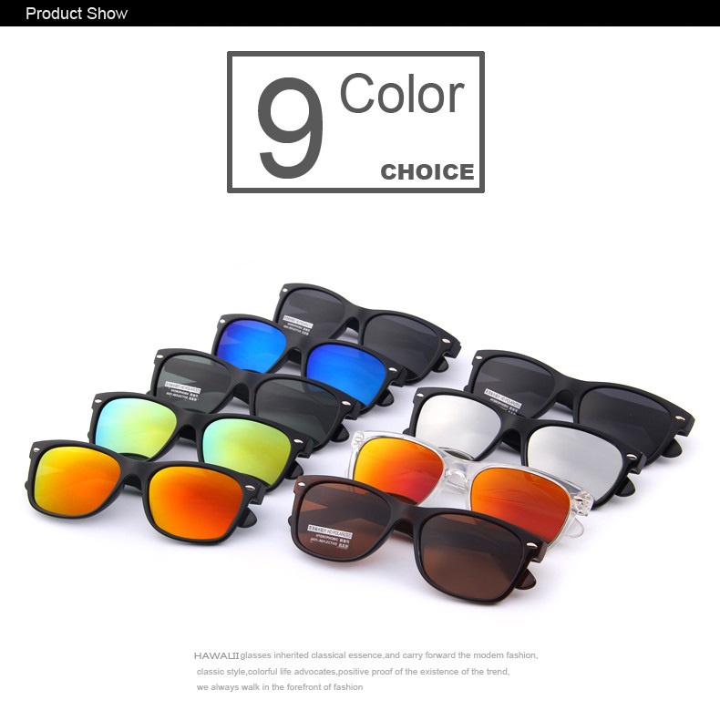 Top Brand Designed Polarized Sunglass Classical Retro Rivet Shades Sun