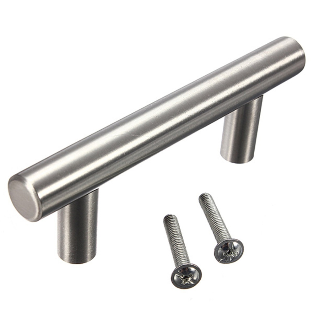 10pcs 4inch Stainless Steel Kitchen Door Cabinet T Bar Handle Pull Clean Lines Modern Style And Everlasting Appeal Sleek Elegant Stainless Steel Hardware Is Versatile Works Well With Any Motif Perfect For Cabinet