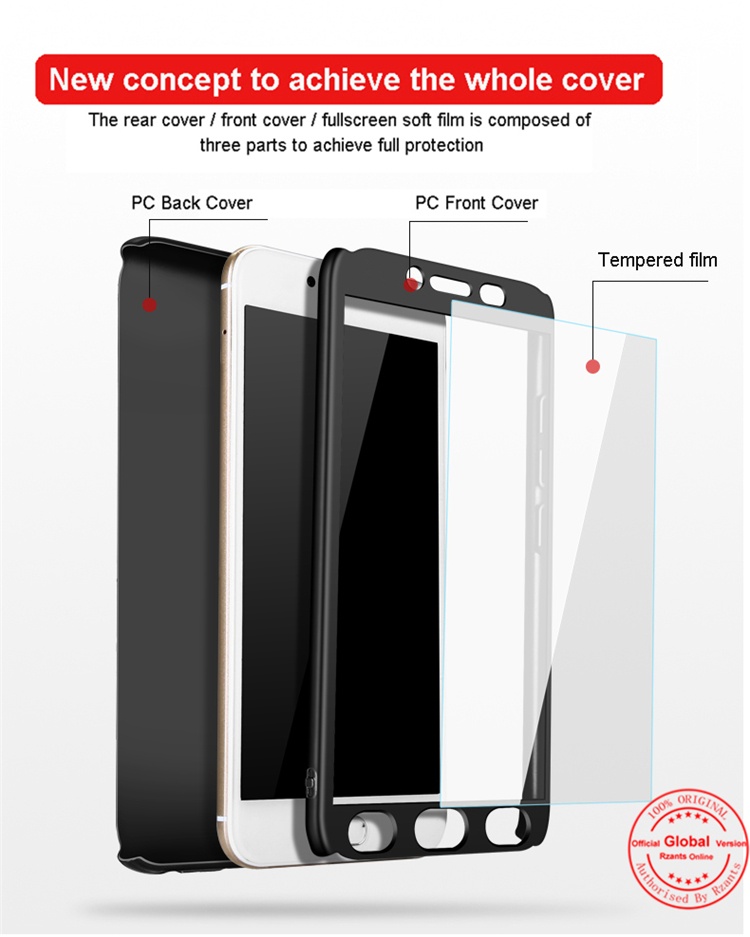 Image and Product preview for Rzants For VIVO V5 Plus 360 Full Cover ShockProof Case ...