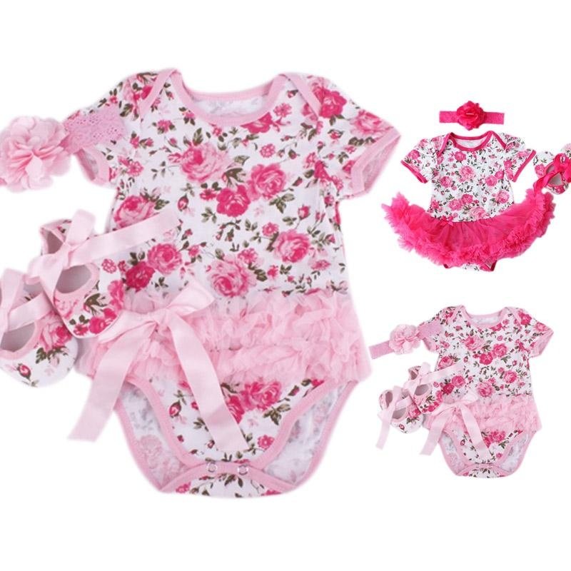 NEW Baby Girls Outfit Size 6-9 Months Multi-Colored Flowers Dress Bodysuit