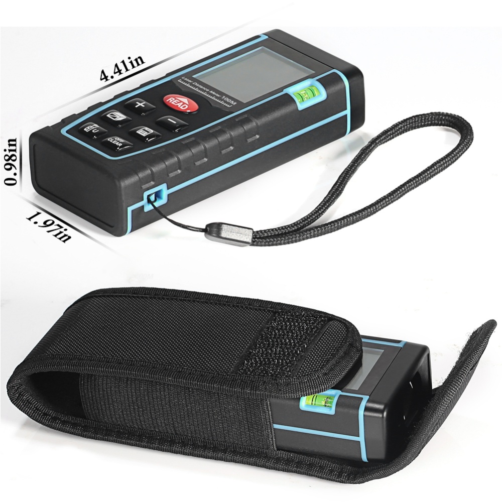 100M Laser Distance Meter Range Finder Build Test Tool - intl ... - 1