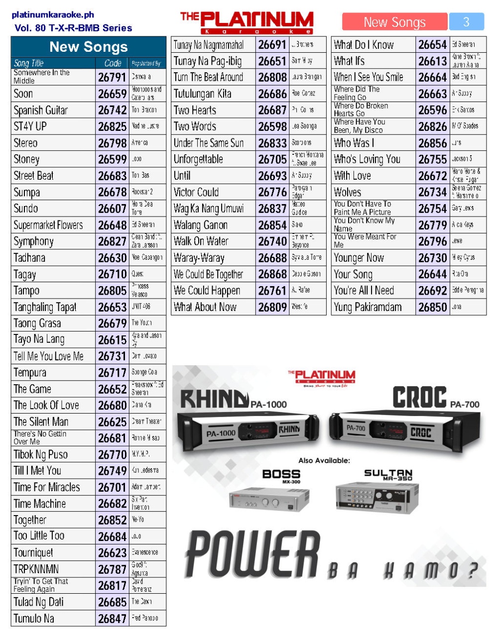 Platinum Reyna 3 DVD Karaoke Player with 18000 Songs, Free Mic, Free