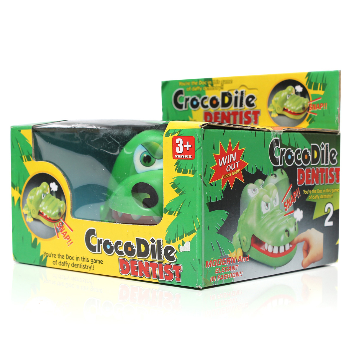 Big Crocodile Mouth Dentist Bite Finger Game Toy Famil